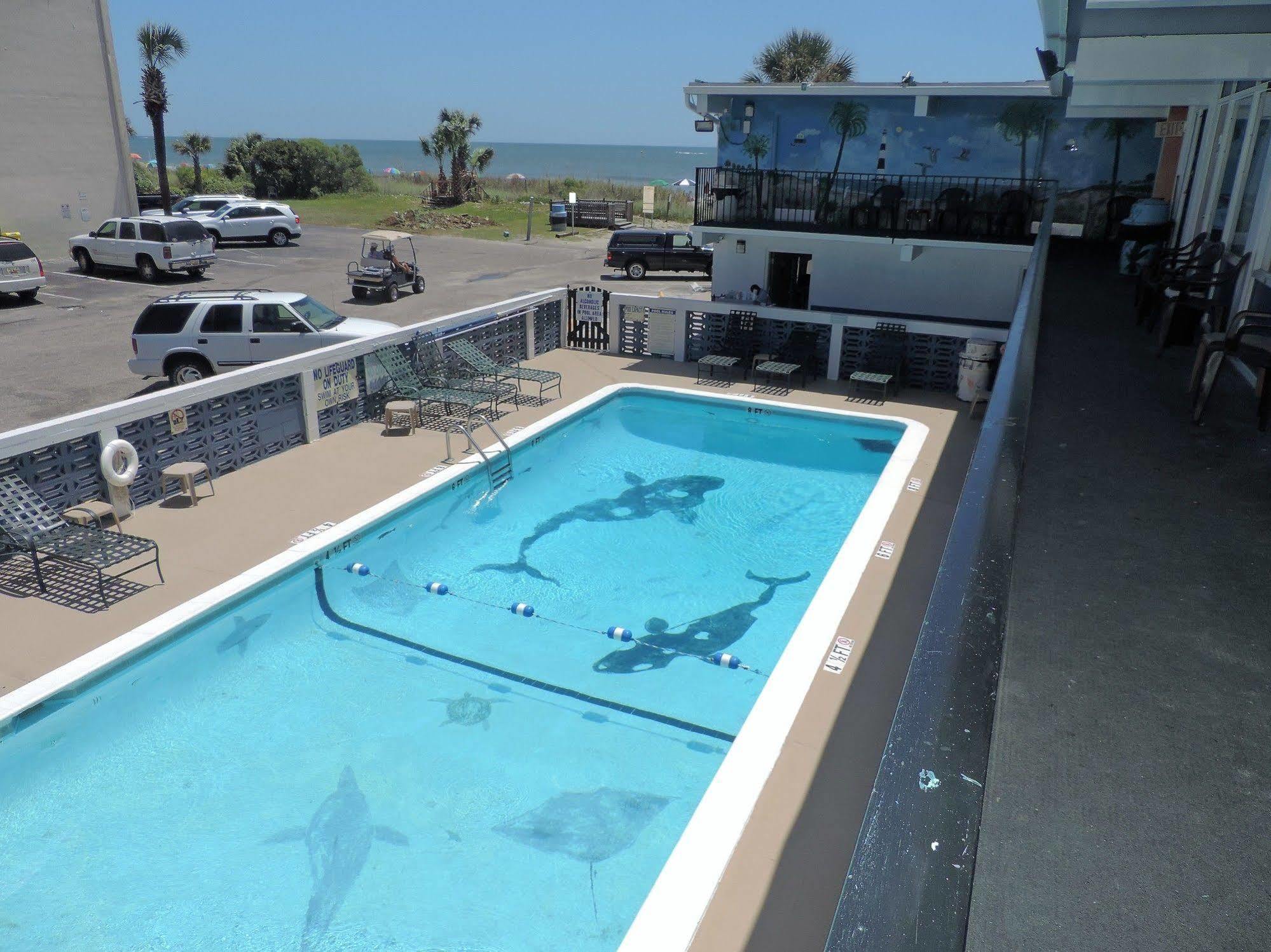 Sea Hawk Oceanfront Motel Myrtle Beach Bagian luar foto