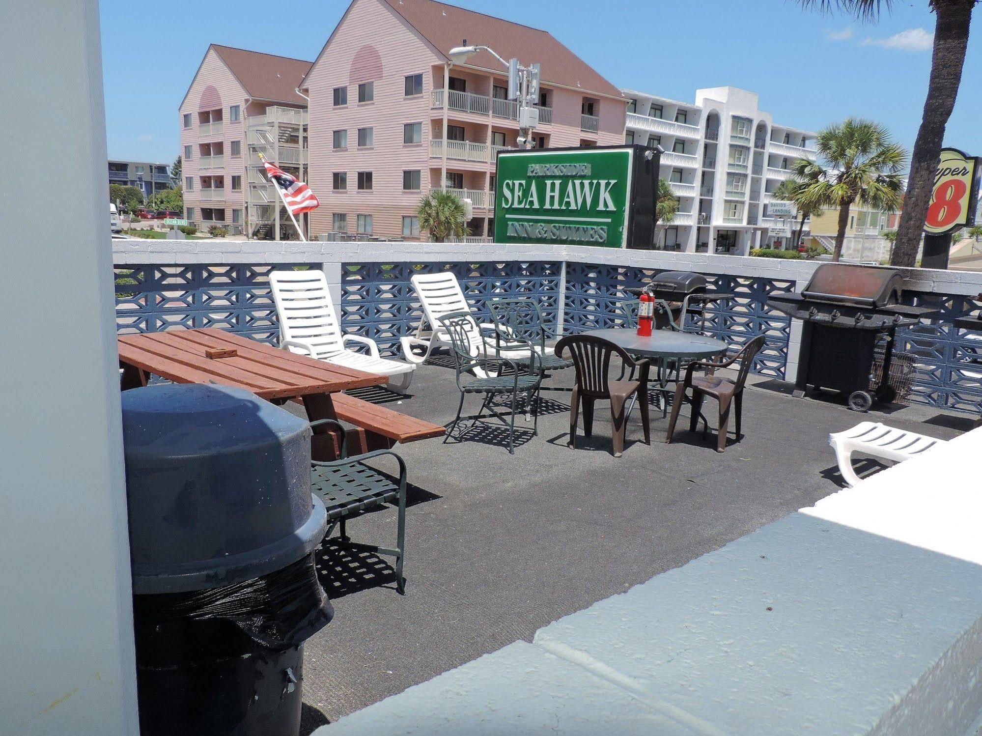 Sea Hawk Oceanfront Motel Myrtle Beach Bagian luar foto